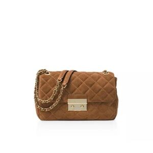 Michael Kors Quilted Suede Bag